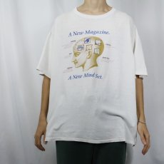 画像3: 90's Microsoft "A New Magazine. A New Mind Set." コンピューター企業 プリントTシャツ XL (3)