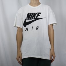 画像2: 90's NIKE 銀タグ USA製 ロゴプリントTシャツ L (2)