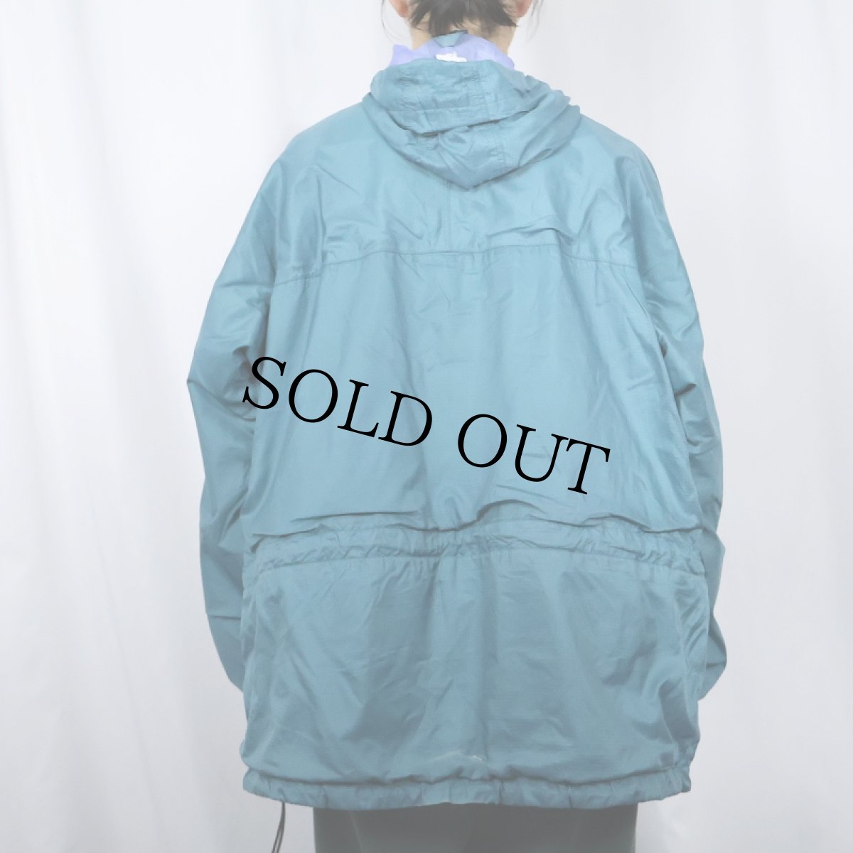 画像3: 90's Patagonia スーパープルマ ナイロンアノラックパーカー XXL (3)