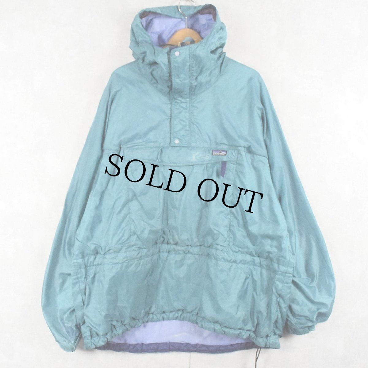 画像1: 90's Patagonia スーパープルマ ナイロンアノラックパーカー XXL (1)