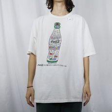 画像3: 90's Howard Finster "Coca Cola" アートプリントTシャツ  (3)