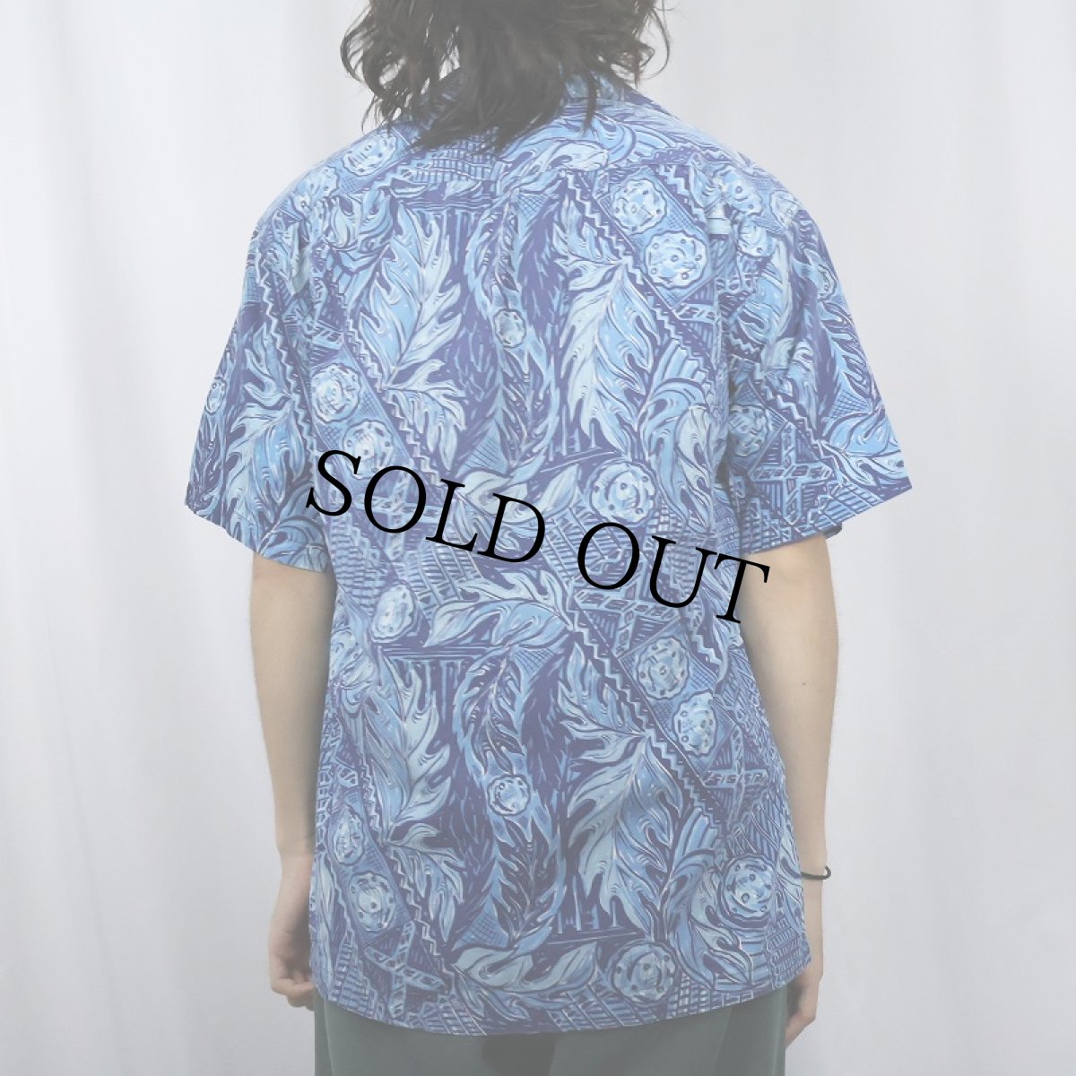 画像3: 50〜60's Paradise Sportswear オールオーバーパターン コットンアロハシャツ (3)
