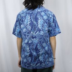 画像3: 50〜60's Paradise Sportswear オールオーバーパターン コットンアロハシャツ (3)