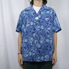 画像2: 50〜60's Paradise Sportswear オールオーバーパターン コットンアロハシャツ (2)