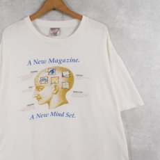 画像1: 90's Microsoft "A New Magazine. A New Mind Set." コンピューター企業 プリントTシャツ XL (1)