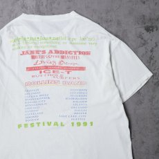 画像2: 90's LOLLAPALOOZA 1991 ロックフェスティバルプリントTシャツ ONESIZE (2)