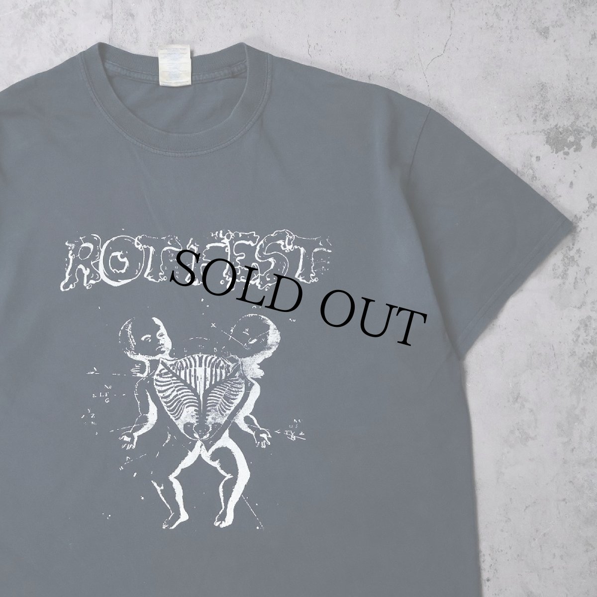 画像1: Rotfest デスメタルフェスティバルTシャツ BLACK L (1)