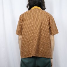 画像3: 60〜70's 総柄 コットンオープンカラーシャツ (3)