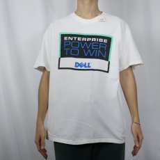 画像2: DELL "POWER TO WIN" コンピューター企業 プリントTシャツ L (2)