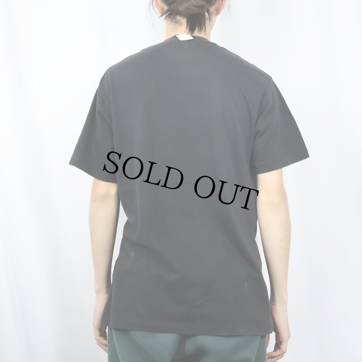 画像3: 90's NIKE 銀タグ USA製 ロゴプリントTシャツ BLACK XL (3)