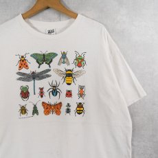 画像1: 90's USA製 昆虫プリントTシャツ XL (1)