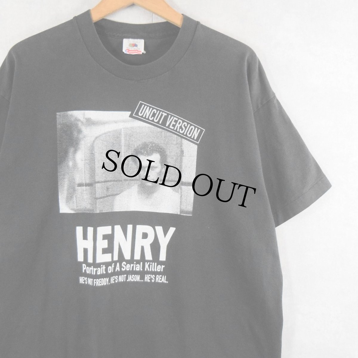 画像1: 90's Henry: Portrait of a Serial Killer USA製 映画プリントTシャツ BLACK XL (1)