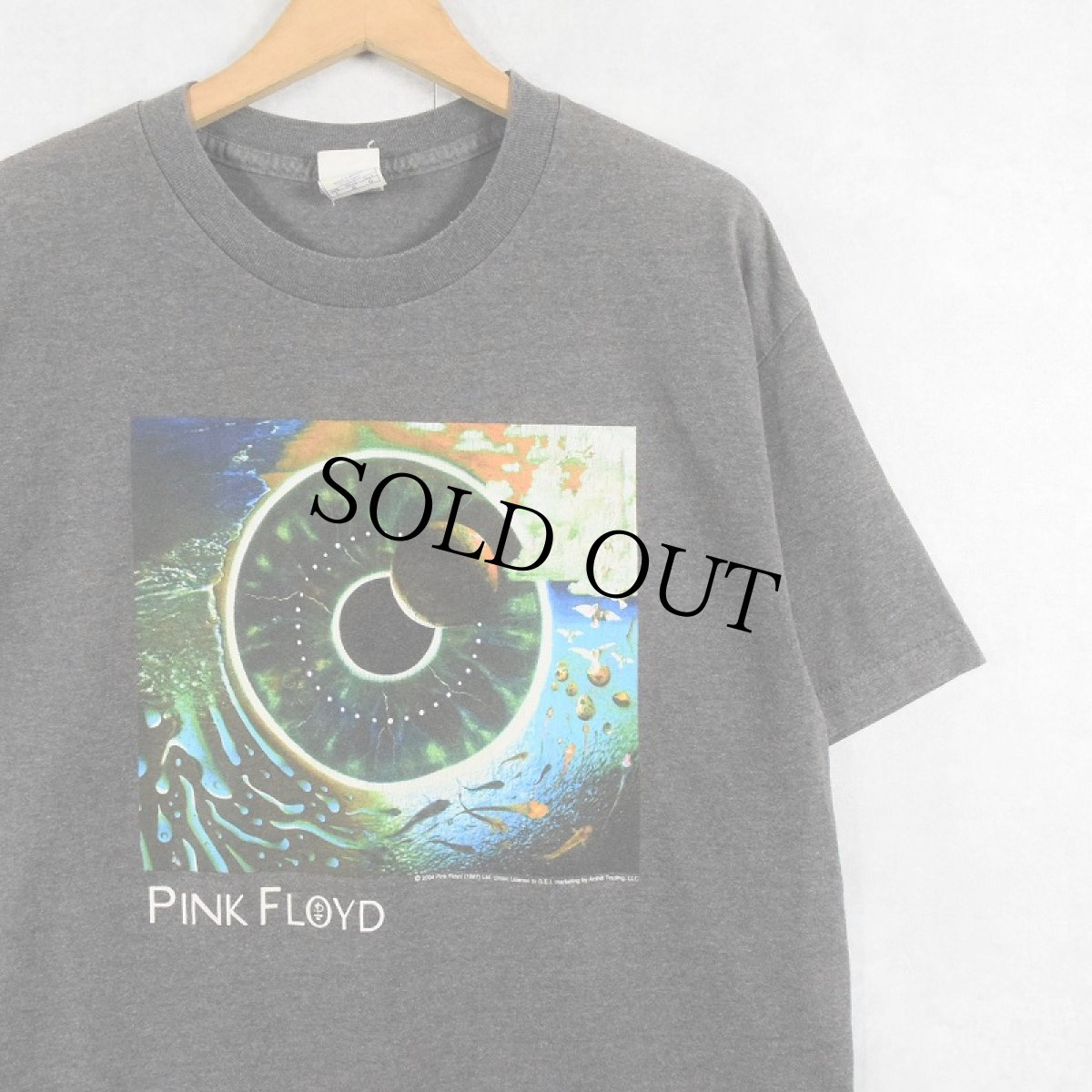 画像1: 2004 PINK FLOYD "PULSE" ロックバンド ライブアルバム プリントTシャツ L (1)