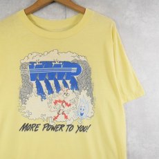 画像1: 80's Reddy Kilowatt "MORE POWER TO YOU!" キャラクタープリントTシャツ (1)
