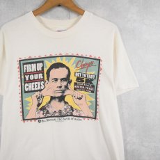 画像1: 90's BIG BROTHERS / BIG SISTERS OF AUTTIN USA製 "FIRM UP YOUR CHEEKS " プリントTシャツ M (1)
