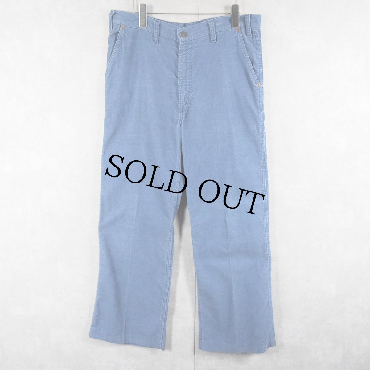 画像2: 70's Levi's Fresh Produce 630-1516 "ニンジンタブ" コーデュロイペインターパンツ W35 (2)