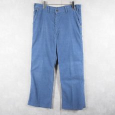 画像2: 70's Levi's Fresh Produce 630-1516 "ニンジンタブ" コーデュロイペインターパンツ W35 (2)