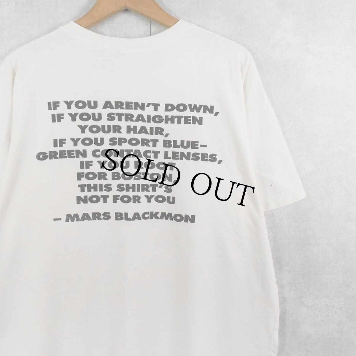 画像2: 90's NIKE × SPIKE LEE 銀タグ USA製 "MARS BLACKMON" プリントTシャツ XL (2)