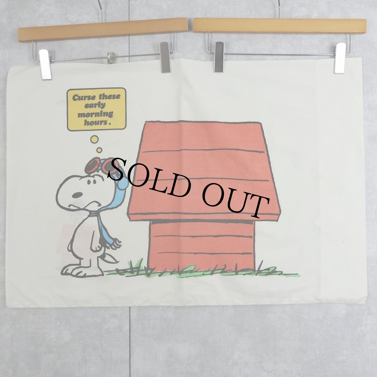 画像1: 70's SNOOPY USA製 ピロ―ケース (1)
