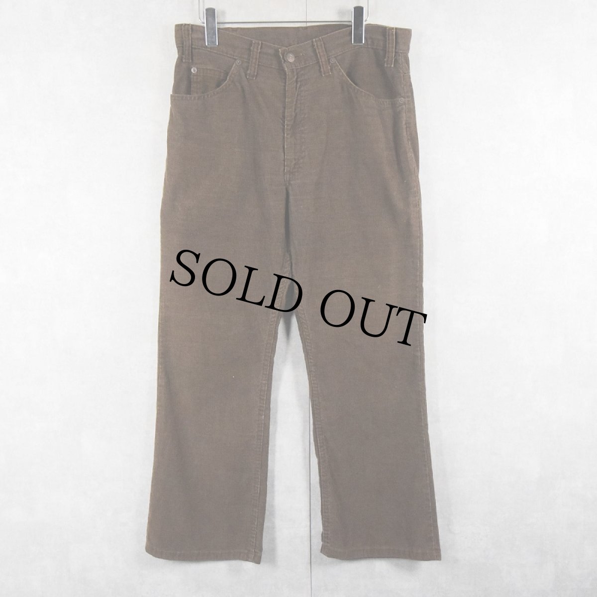 画像1: 80's Levi's 517-1529 USA製 コーデュロイパンツ BROWN W33 (1)