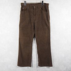 画像1: 80's Levi's 517-1529 USA製 コーデュロイパンツ BROWN W33 (1)