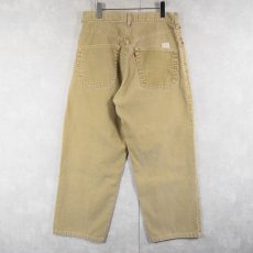 画像2: 90's Levi's 595 USA製 コーデュロイパンツ W32 (2)