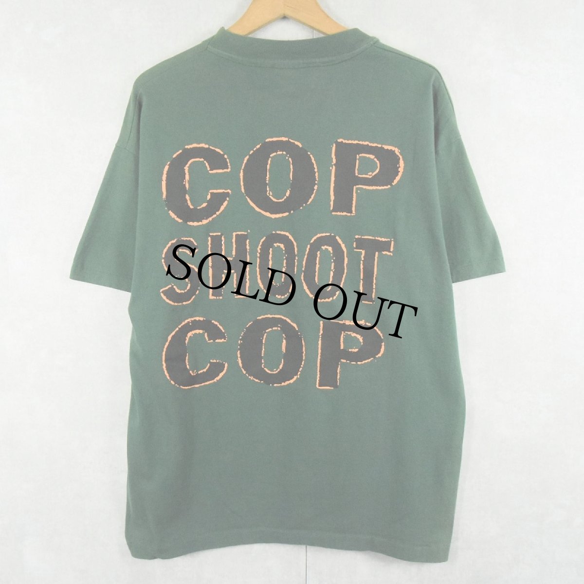 画像2: 90's Cop Shoot Cop USA製 ノイズロックバンド プリントTシャツ L (2)