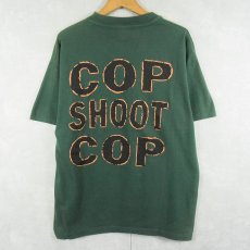 画像2: 90's Cop Shoot Cop USA製 ノイズロックバンド プリントTシャツ L (2)