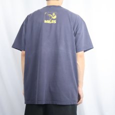画像3: 2002 Miles Davis ジャズミュージシャンプリントTシャツ NAVY XL (3)