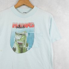 画像1: 80〜90's "HAWG" 魚イラストプリント ポケットTシャツ (1)