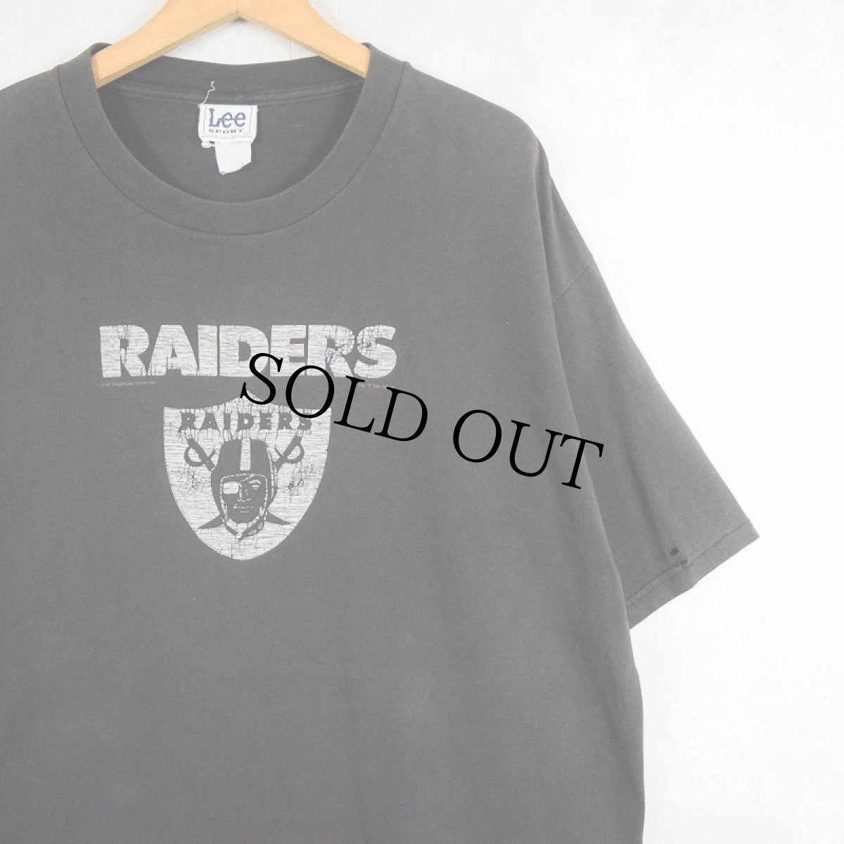 画像1: RAIDERS NFLチーム ロゴプリントTシャツ (1)