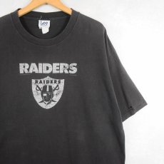 画像1: RAIDERS NFLチーム ロゴプリントTシャツ  (1)