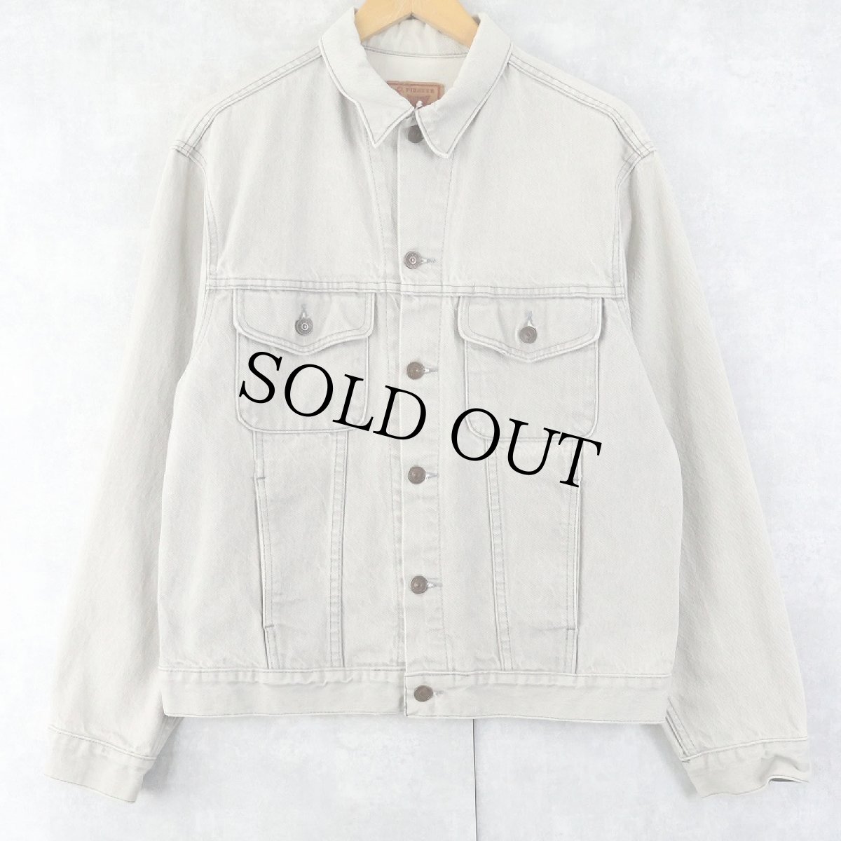 画像1: 80's gap PIONEER USA製 デニムジャケット M (1)