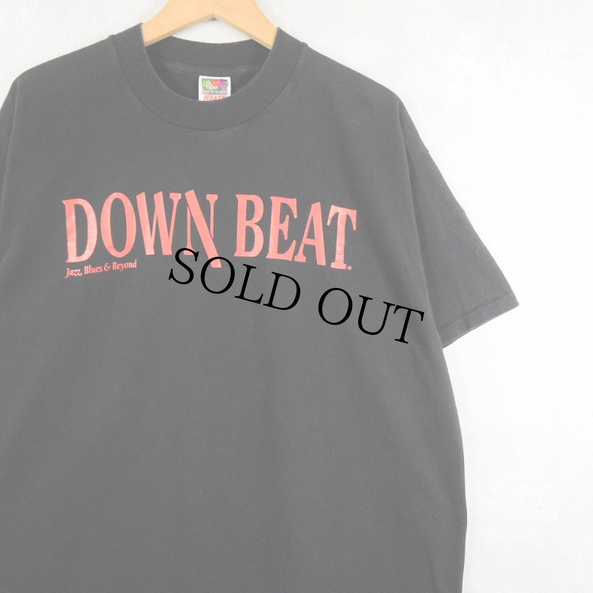 画像2: DOWN BEAT Jazz, Blues & Beyond "Buddy Rich" ジャズ雑誌プリントTシャツ BLACK XL (2)