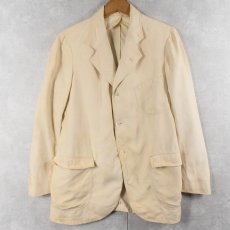 画像1: 〜40's JACKSON & MOYER "Porto rican" リネンテーラードジャケット  (1)