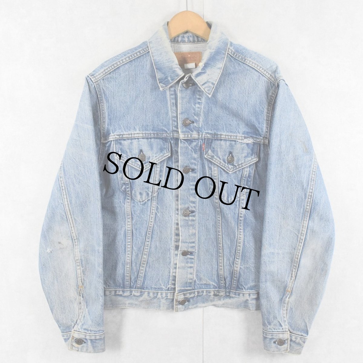 画像1: 70's Levi's 70505 USA製 デニムジャケット SIZE44 (1)