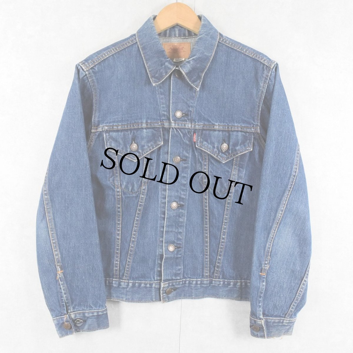 画像1: 70's Levi's 70505 USA製 デニムジャケット SIZE38 (1)