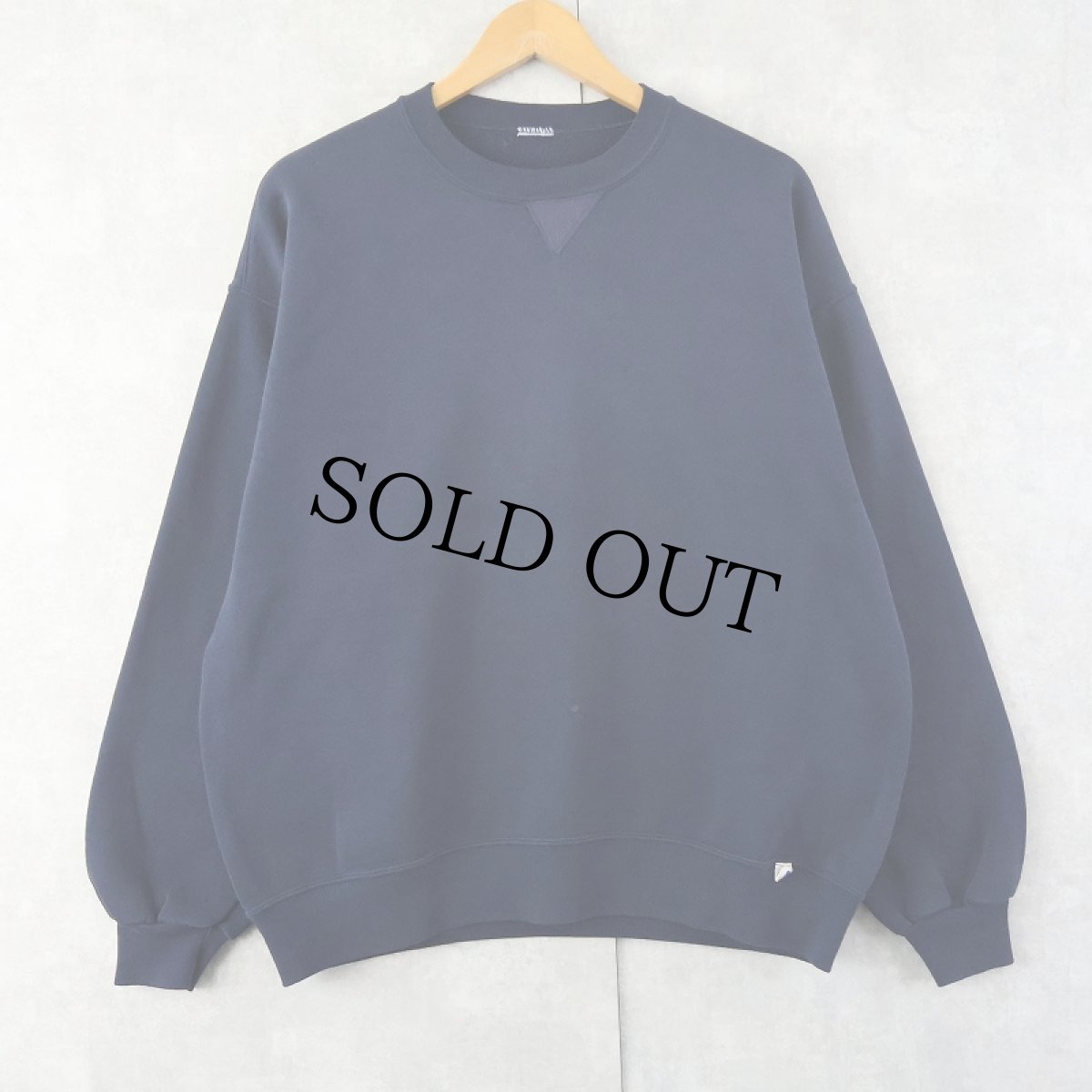 画像1: RUSSELL ATHLETIC USA製 無地スウェット NAVY (1)