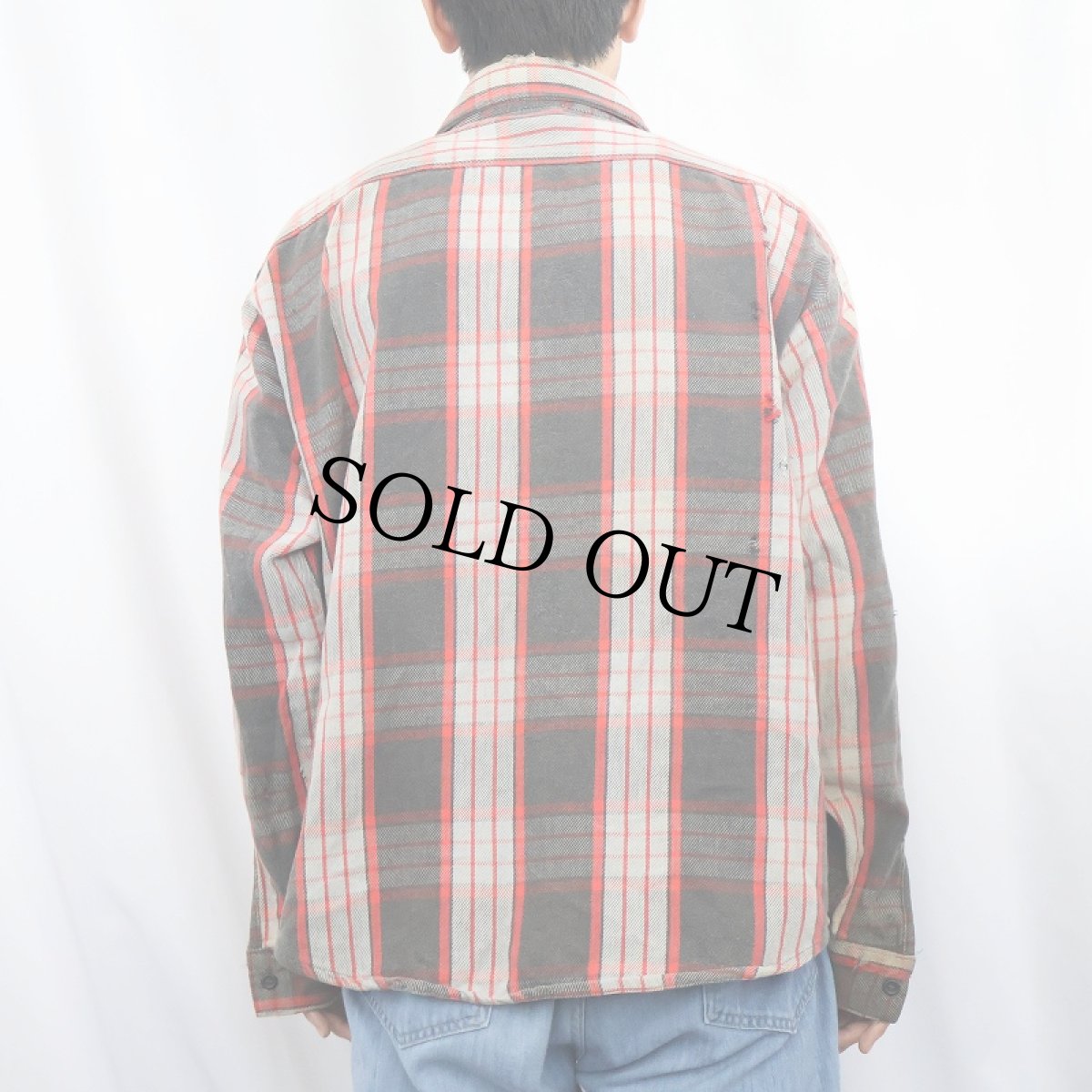 画像3: 70〜80's FIVE BROTHERS USA製 チェック柄 ヘビーネルシャツ XL (3)