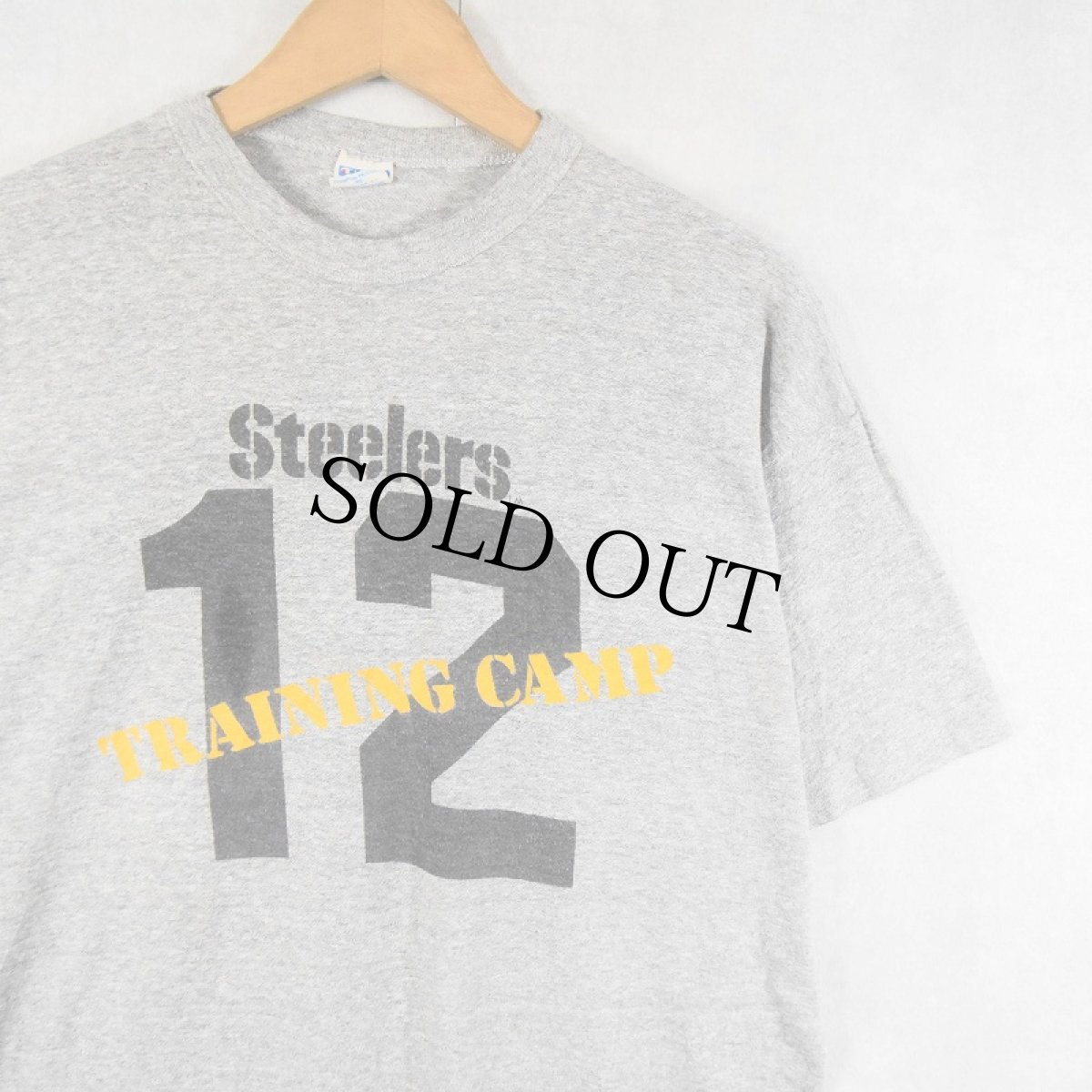 画像1: 70's Champion バータグ USA製 "TRAINING CAMP" プリントTシャツ XL (1)