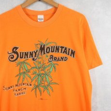 画像1: 80's "SUNNY MOUNTAIN BRAND" ガンジャプリントTシャツ L (1)