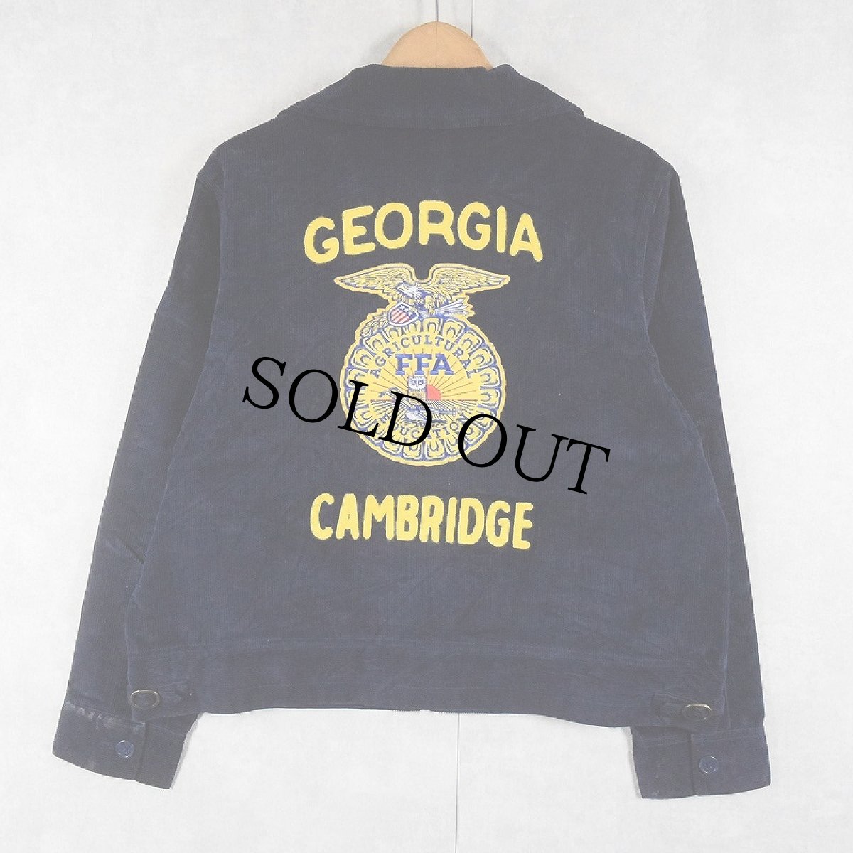 画像1: FFA "GEORGIA CAMBRIDGE" ファーマーズコーデュロイジャケット 42 (1)
