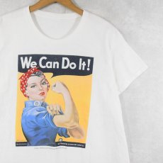 画像1: "We Can Do It!" 第二次世界大戦 ポスタープリントTシャツ (1)