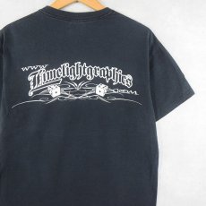 画像2: 2000's The Three Stooges コメディアンプリントTシャツ BLACK M (2)