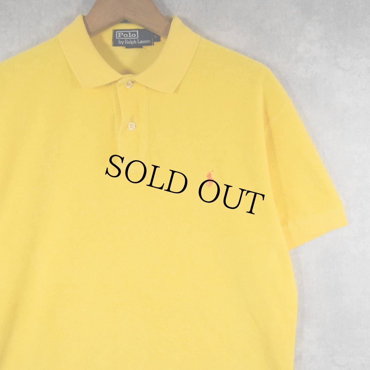 画像1: 90〜2000's POLO Ralph Lauren パイルポロシャツ S (1)