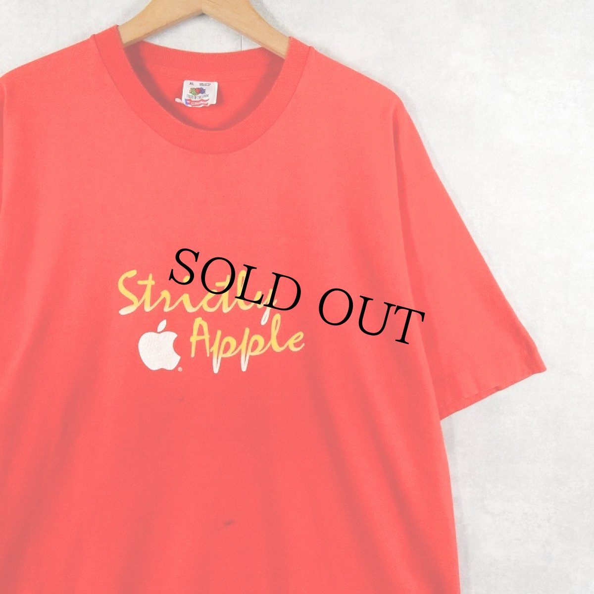 画像1: 90's Apple USA製 ロゴプリントTシャツ XL (1)