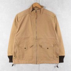 画像1: 2000's FILSON USA製 コットンキャンバス スタンドカラージャケット M (1)