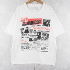 画像1: GUNS N' ROSES "GN'R Lies" ロックバンドアルバムTシャツ XL (1)