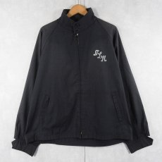 画像1: 70's LONDON FOG 刺繍入り スイングトップ BLACK 46 (1)