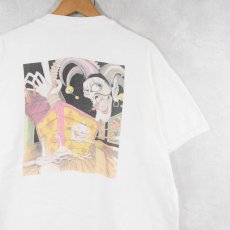画像1: 90〜2000's イラストプリントTシャツ XL (1)